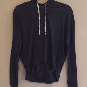High Low Pullover with Hood